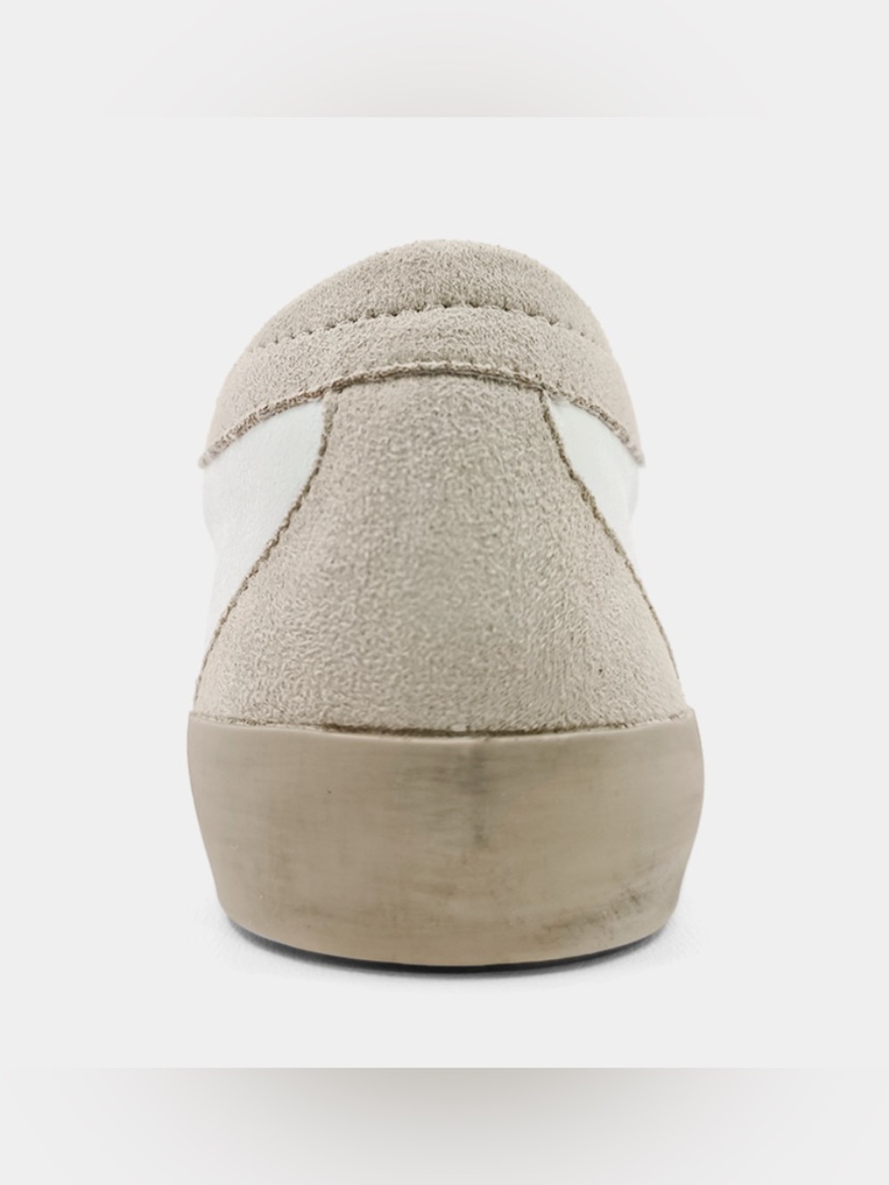 SHU SHOP Mia White Vintage Inspired Distressed Star Low Top Sneaker Size 5 New - Picture 5 of 5